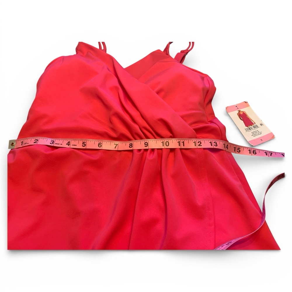 🌸 NWT Member’s Mark Magenta Pink Wrap Swimdress 🌸 - Picture 2 of 6